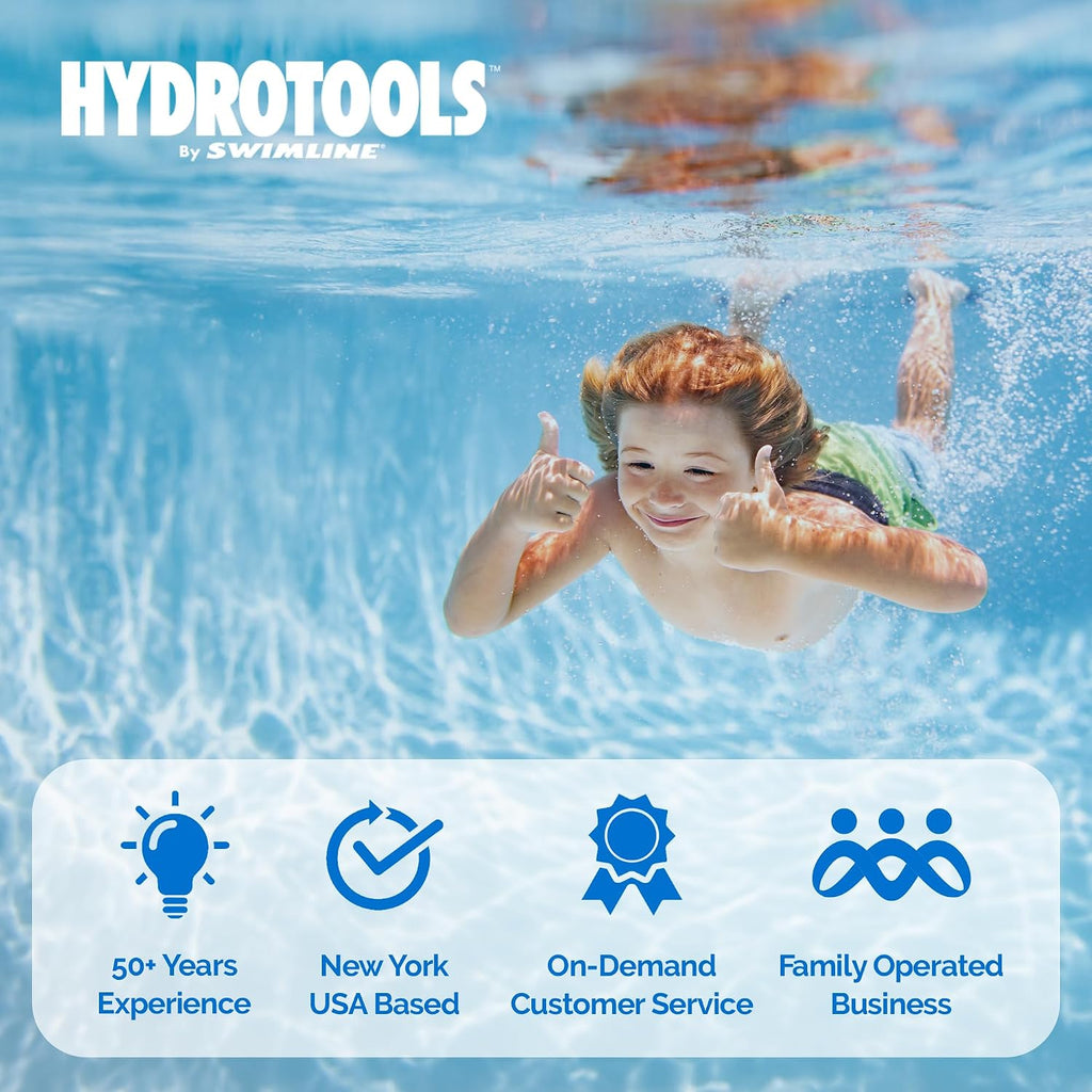SWIMLINE HYDROTOOLS Above-Ground Pool Cartridge Tank & Replacement Filter Element - 120 Sq. Ft. High-Performance Filtration, Sure-Flo Pro System, Pump or Base Not Included