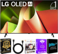 LG OLEDB4PUA OLED B4 h HDR 4K Smart OLED TV 120 HZ Refresh Rate + UAX 4K HDMI 2.0 Cable + CPS 24 Months Protection and Streaming Bundle with Alexa (55, Inches)