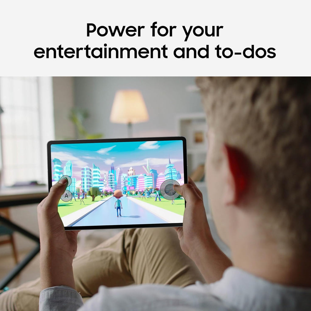 Samsung Galaxy Tab S10 FE 128GB WiFi Android Tablet, Large Display, Long Battery Life, Exynos 1580 Processor, IP68 Water-Resistant, 90 Hz Refresh, S Pen for Note-Taking, US Version, Blue
