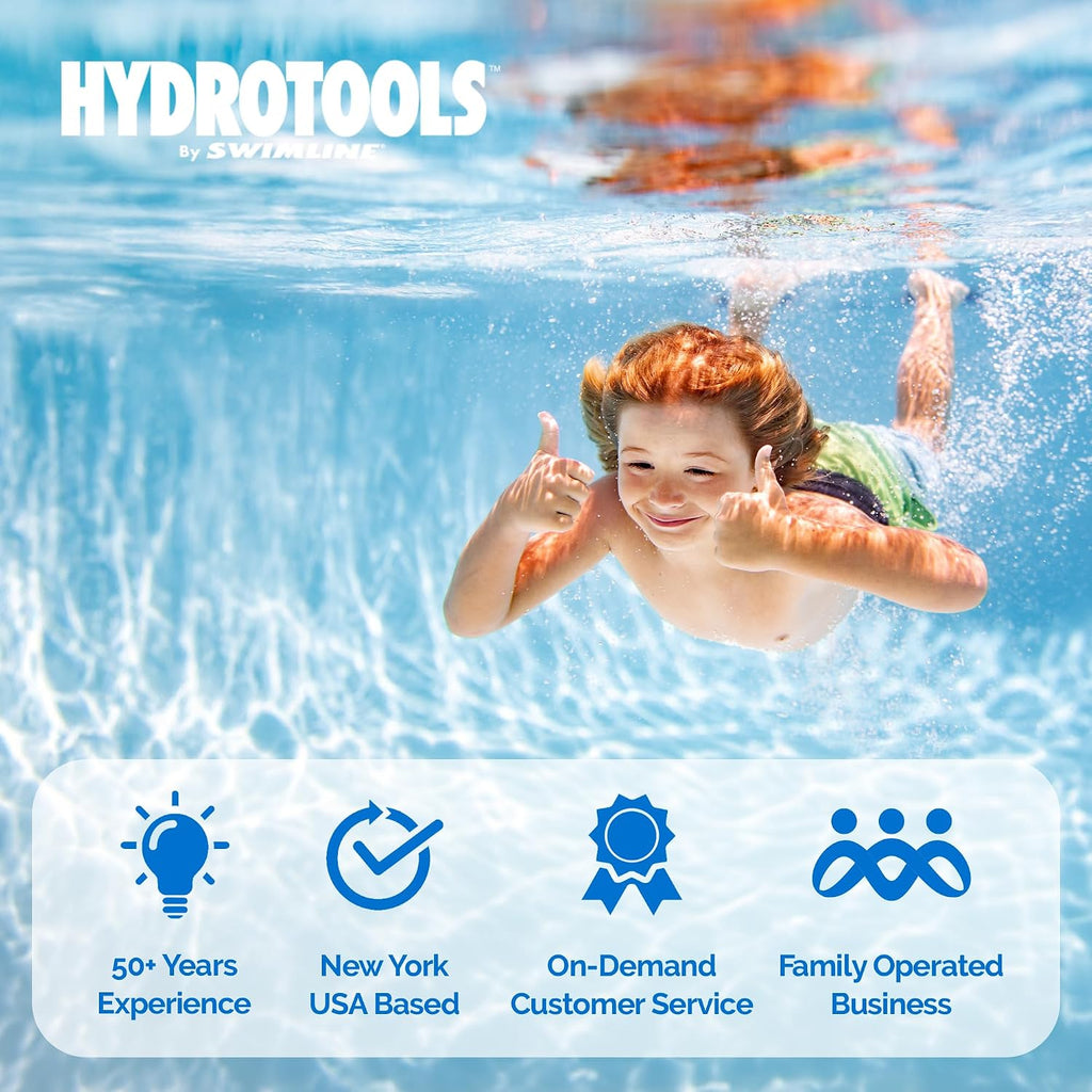 SWIMLINE HYDROTOOLS Above-Ground Pool Cartridge Tank & Replacement Filter Element - 100 Sq. Ft. High-Performance Filtration Sure-Flo System, Pump or Base Not Included