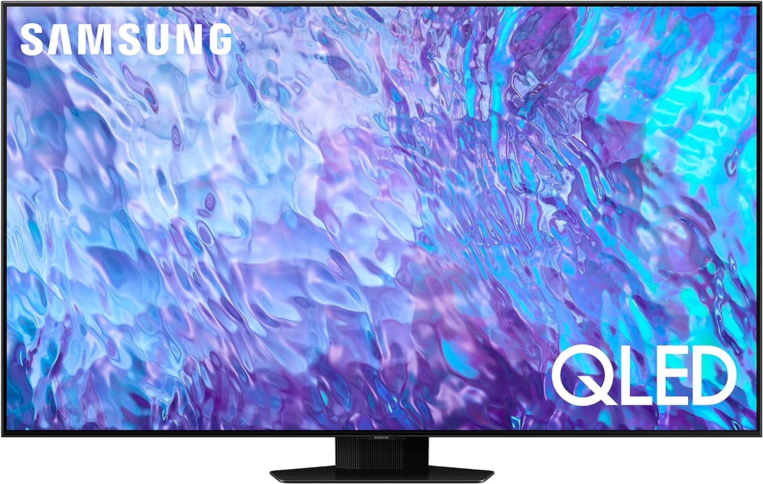 SAMSUNG 55-Inch 4K QLED Smart TV QN55Q80CAFXZA - Titan Black (Renewed)