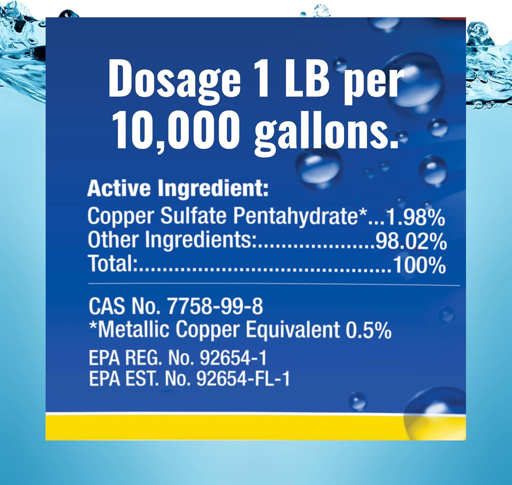 Non-Chlorine 4 in 1 Shock, for Pools and Spas. Fast Acting, Quick Dissolving, Shock, Sanitizes, Clarifies, Eliminates Algae & Prevents Stains. Reduces Harsh Chlorine Usage (25 lb)