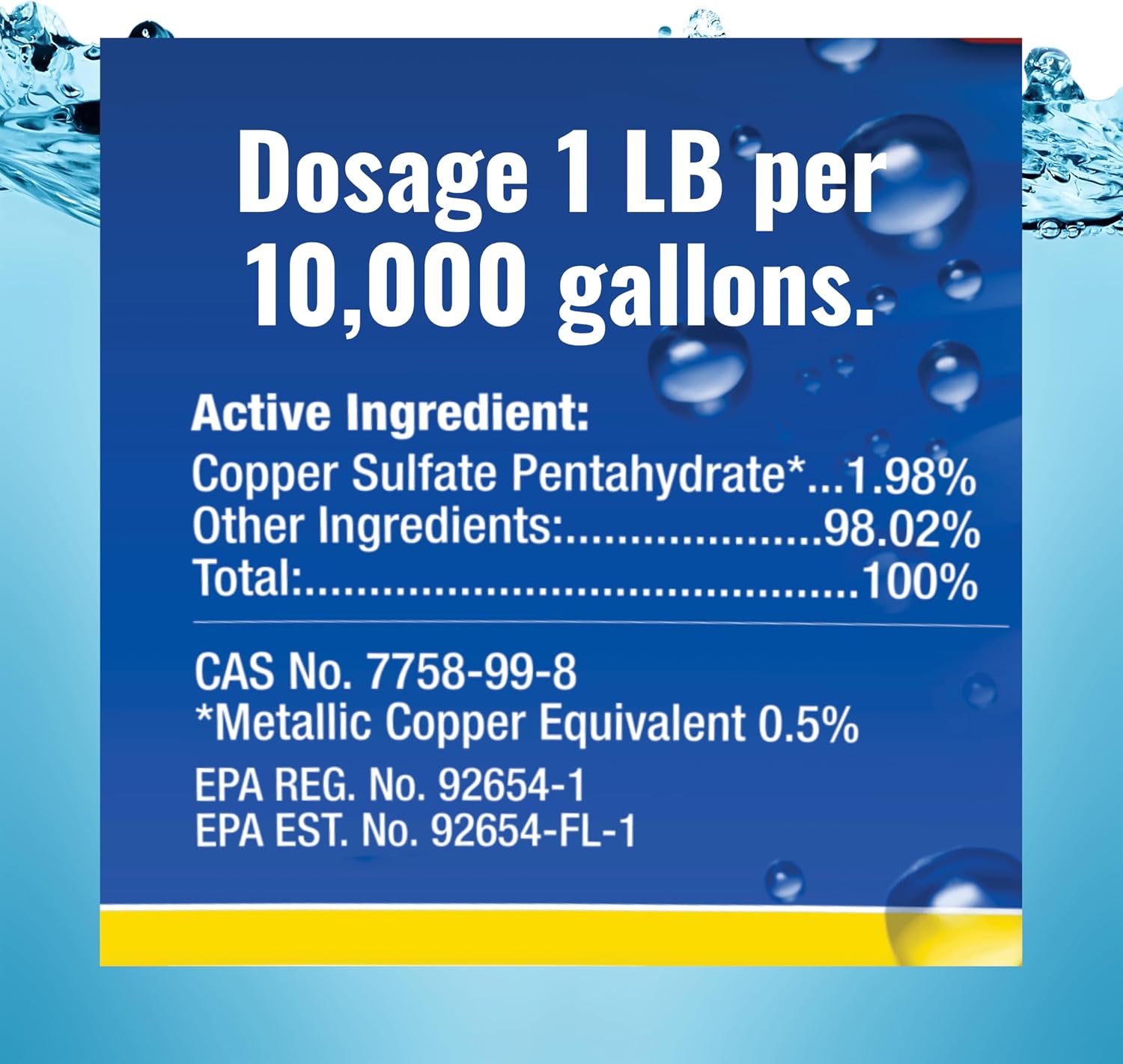 Non-Chlorine 4 in 1 Shock, for Pools and Spas. Fast Acting, Quick Dissolving, Shock, Sanitizes, Clarifies, Eliminates Algae & Prevents Stains. Reduces Harsh Chlorine Usage (25 lb)