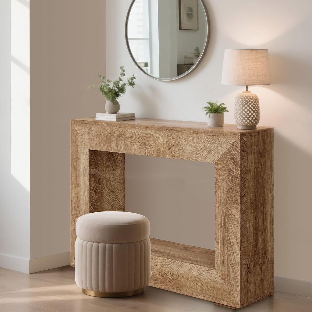 47 in Farmhouse Entryway Table, Farmhouse Console Table, Storage Rustic Sofa Tables for Hallway, Foyer, Living Room, Bedroom