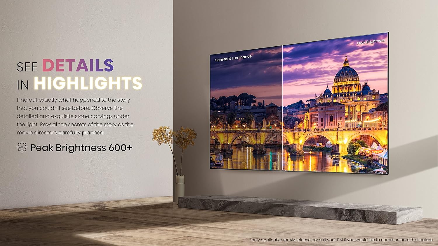 Hisense ULED 4K Premium 65U6H Quantum Dot QLED Series 65-Inch Smart Google TV, Dolby Vision Atmos, Voice Remote, Compatible with Alexa (2022 Model) Black