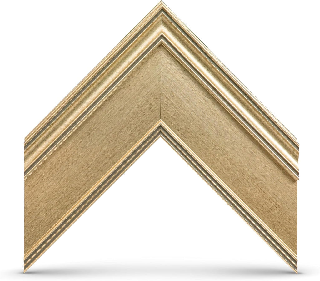 Champagne 50' Premiere Deco TV Frame - Compatible ONLY with Samsung The Frame TVs (Fits 2021-2026, LS03A, LS03B, LS03C, LS03D, LS03FA)