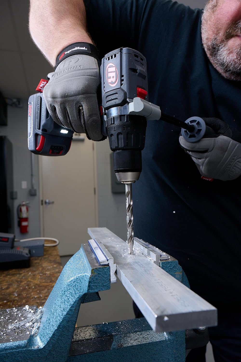 Ingersoll Rand D5241 1/2' 20V Cordless Hammer Drill Bare Tool, 1100 in-lb Torque, Keyless Chuck, Pistol Grip