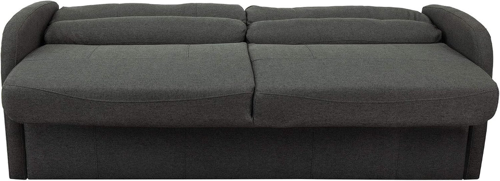 RecPro 70' RV Jack Knife Sofa w/Arms | RV Sleeper Sofa | RV Couch | RV Living Room (Slideout) | Camper Furniture (Fossil)