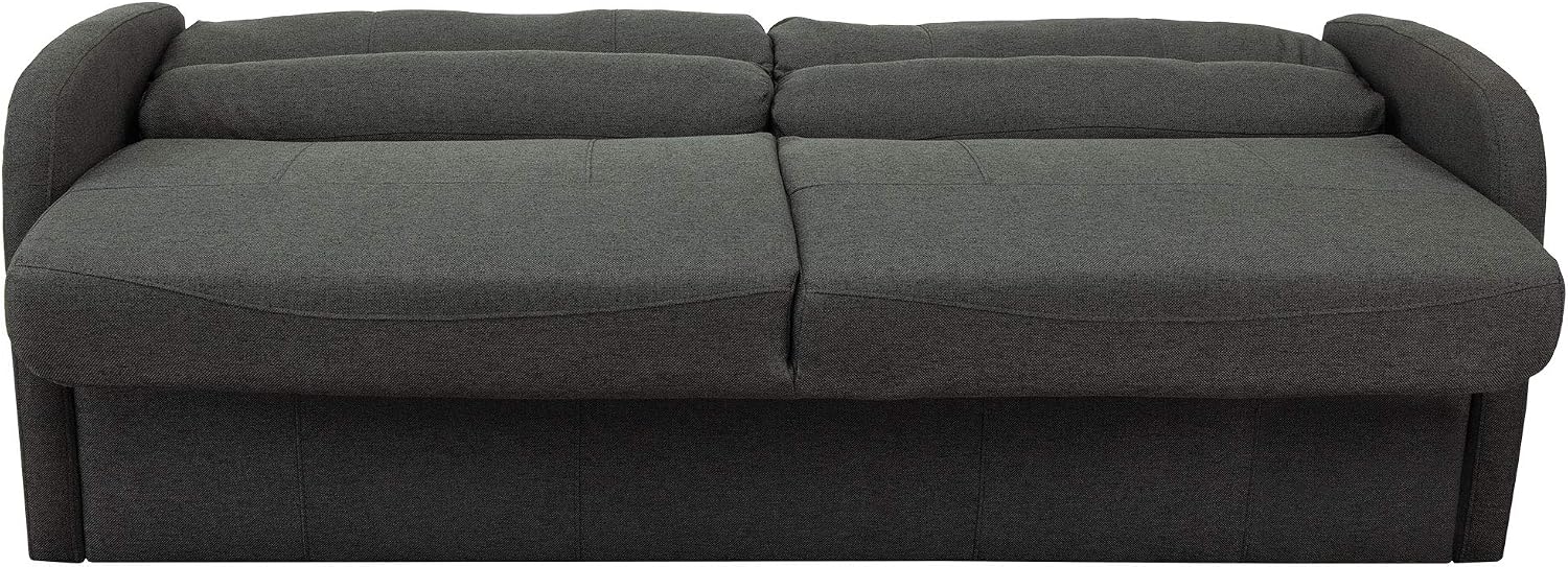 RecPro 70' RV Jack Knife Sofa w/Arms | RV Sleeper Sofa | RV Couch | RV Living Room (Slideout) | Camper Furniture (Fossil)