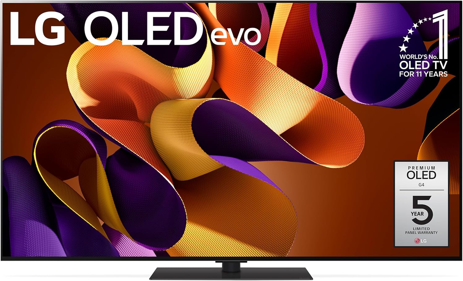 LG (Refurbished) 65-Inch Class OLED evo G4 Series Smart TV 4K Processor Flat Screen with Magic Remote AI-Powered with Alexa Built-in (OLED65G4SUB, 2024) (Renewed)