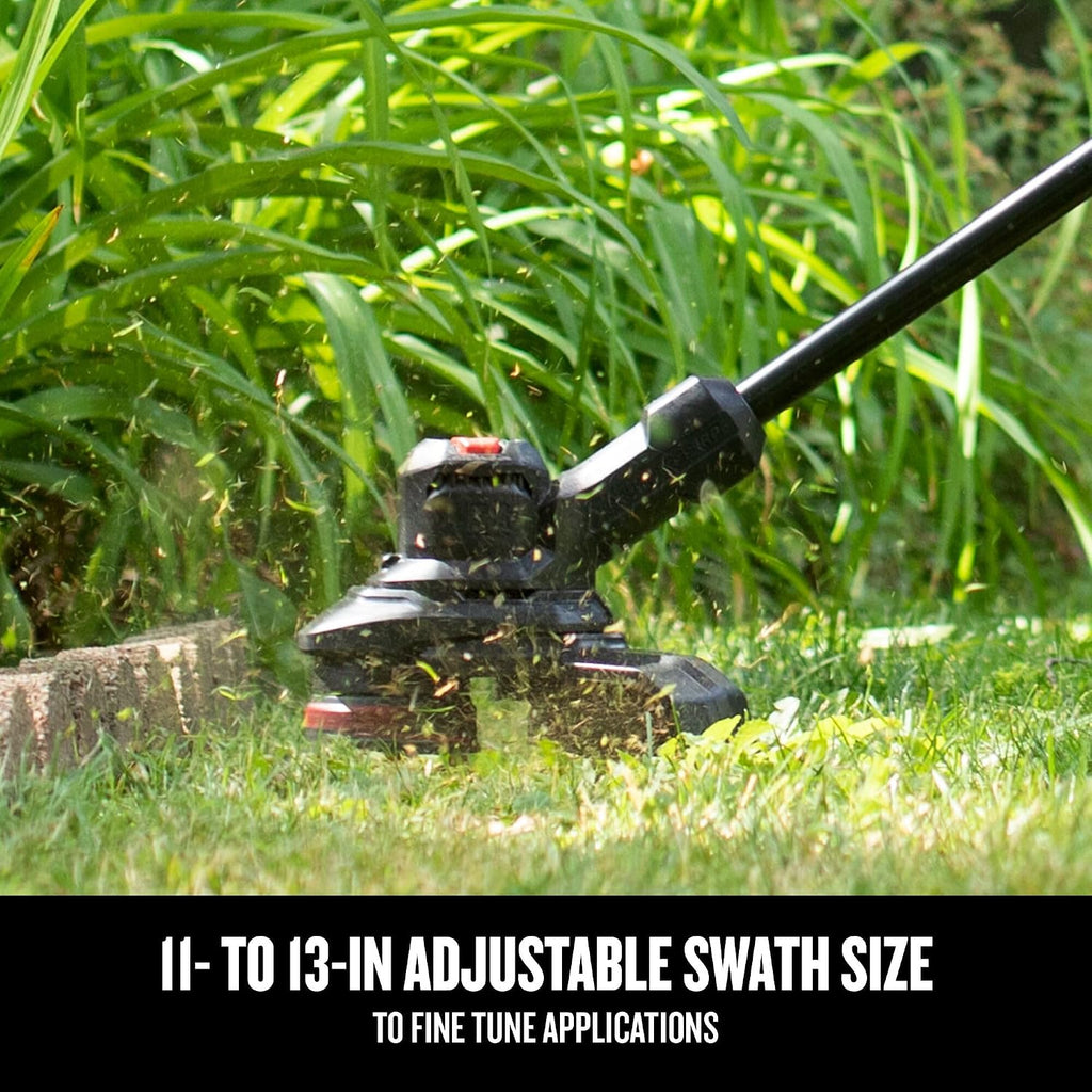 CRAFTSMAN V20 RP Cordless String Trimmer and Lawn Edger Kit, Weed Wacker, Extended Run Time, Brushless High-Output Motor, 13 Inch Deck, 5.0Ah Battery & Charger Included (CMCST930P1)
