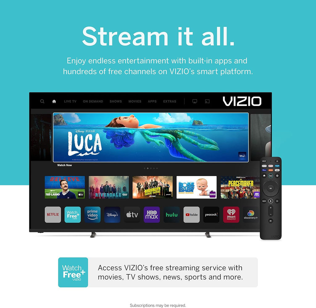 VIZIO 65-Inch M-Series 4K QLED HDR Smart TV w/Voice Remote, Dolby Vision, HDR10+, Alexa Compatibility, M65Q7-J01, 2021 Model