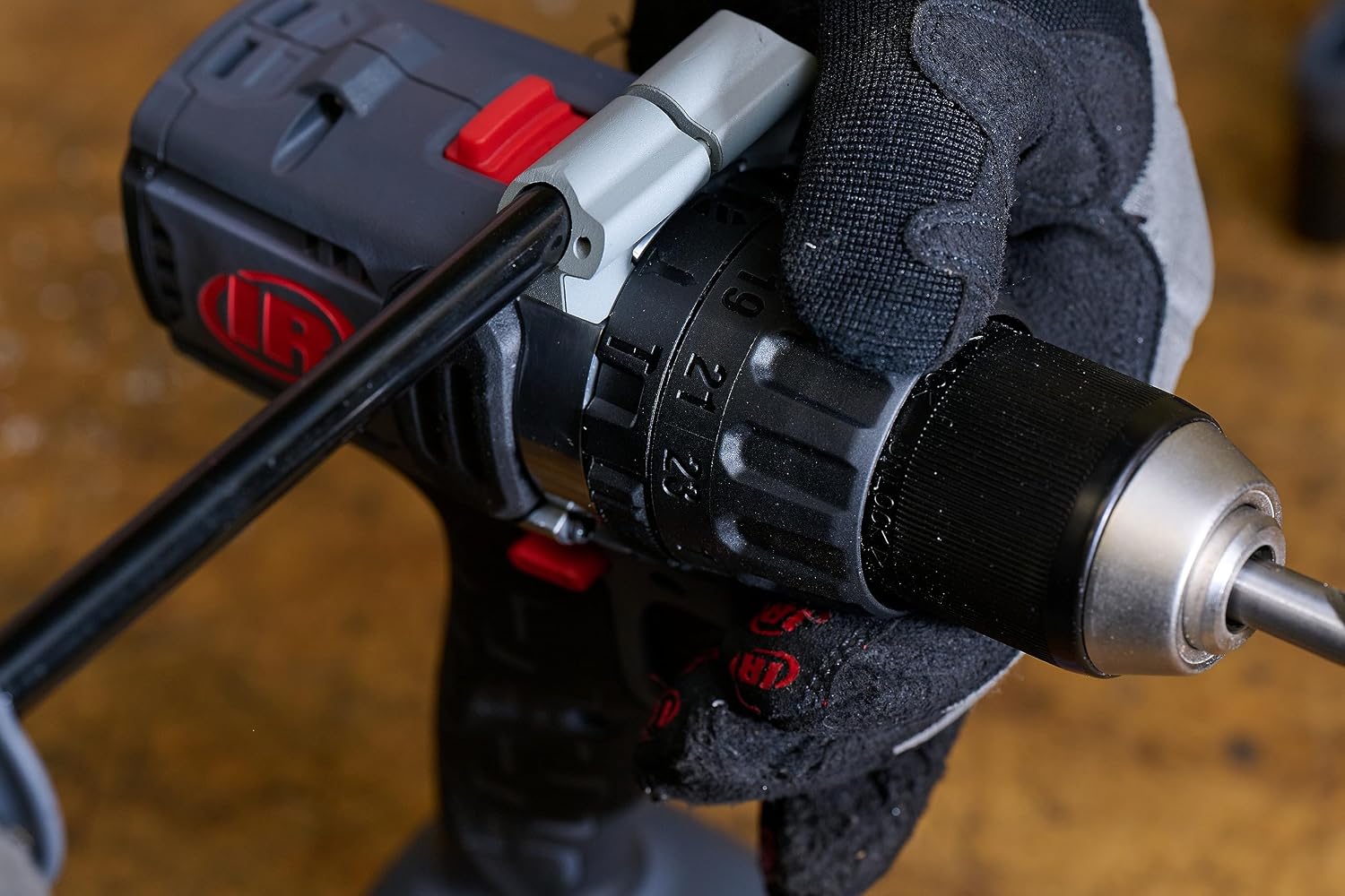 Ingersoll Rand D5241-K22 1/2' 20V Cordless Hammer Drill 2 Battery Kit, 1100 in-lb Torque, Keyless Chuck, Pistol Grip