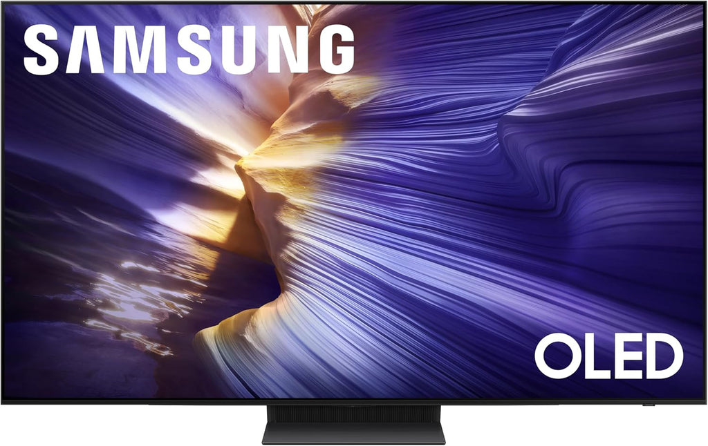 Samsung QN65S90FAFXZA 65 Inch 4K OLED Smart TV with a WireLogic Ruby 8ft Ultra High Speed 4K-8K-10K HDMI Cable (2025)