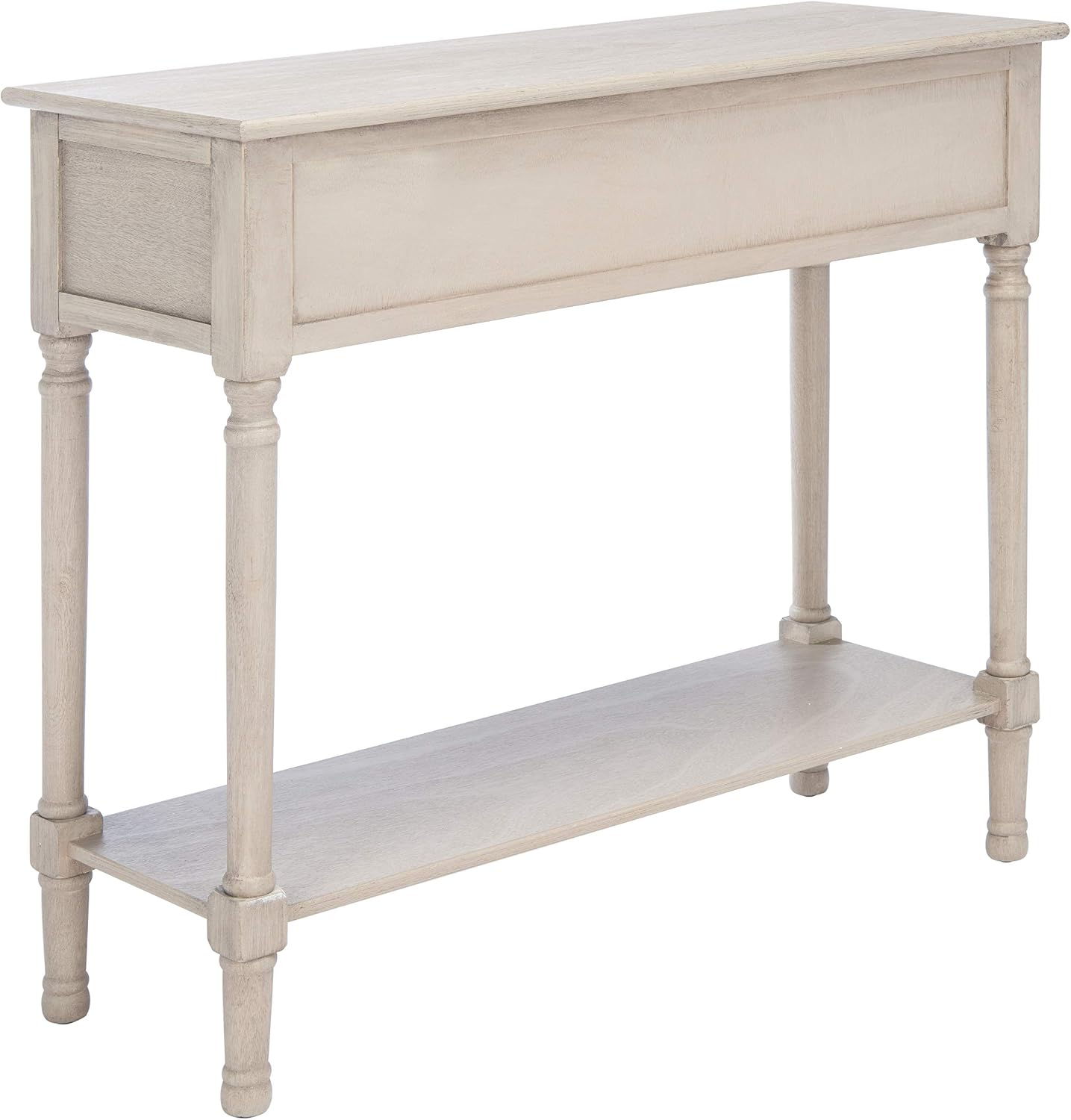 SAFAVIEH Home Collection Josie Greige 2-Drawer Console Table