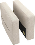 HONBAY Modular Armrest for Sectional Sleeper Sofa, Pair of Armrests for Sectional Modular Couch Bed, Beige