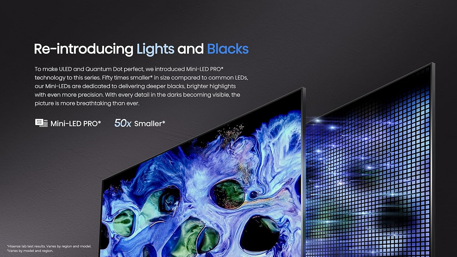 Hisense 75U8H QLED Series Quantum 4K ULED Mini-LED 75-Inch Class Google Smart TV (75U8H, 2022 Model), Black