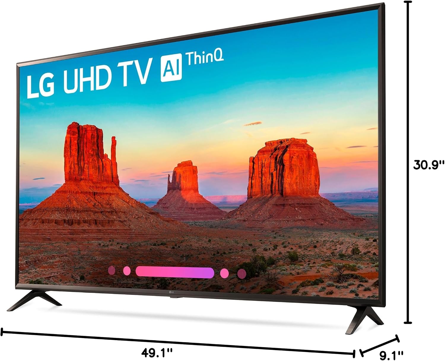 LG Electronics 55UK6300PUE 55-Inch 4K Ultra HD Smart LED TV (2018 Model)