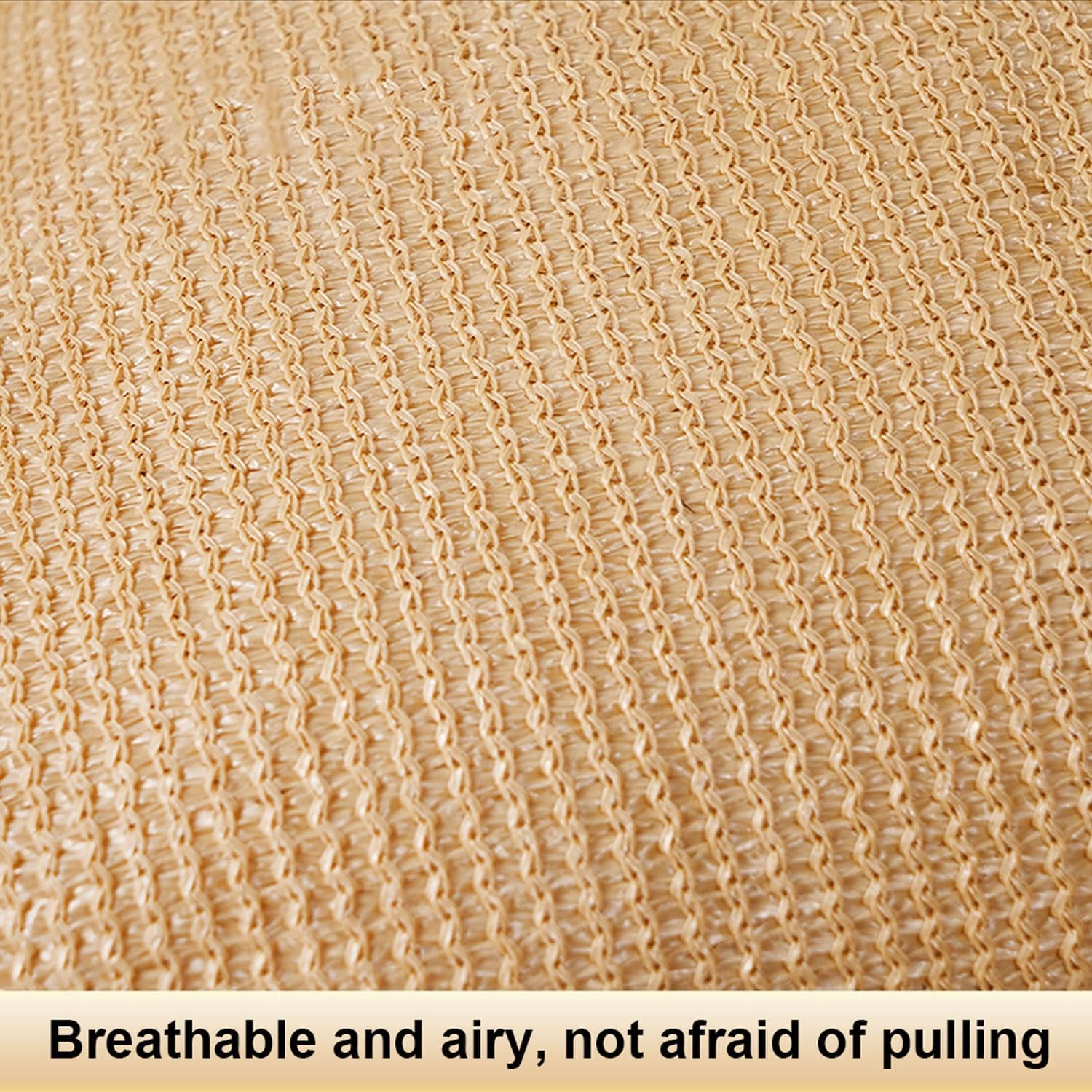 Sun Shade Cloth Sun Shade Sail,Tear Resistant,95% Block Sun,Rectangle Sun Shade Awning Outdoor with Grommets,Shade Tarp Canopy Breathable,Sun Privacy Screens for Porches Patio(16.4x65ft(5x20m))