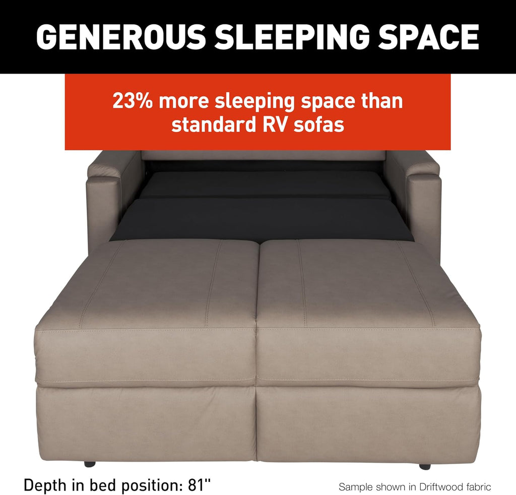 Thomas Payne Signature Heritage Series 68' McCoy RV Rest Easy Sleeper Sofa with Easy-to-Use Fold-Out Mechanism, 81' Bed Depth - 2024044353