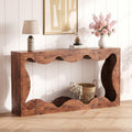 63' Long Console Table for Entryway, Wooden Entry Table, Behind Couch Tables with Storage, Industrial Console Sofa Tables for Living Room, Hallway, Entrance, Foyer