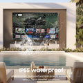 SYLVOX Outdoor TV with Soundbar & Cover, 43 inch 4K Smart TVs, Weatherproof & IP56 Waterproof, Support Google Assistant, Chromecast, 1000 nit Brightness Partial Sun (Deck Pro 3.0/2026)
