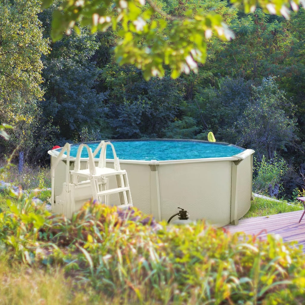 Aquarian Steel-Frame Above-Ground Pool Kit w/ Sand Filter & Pump, Phoenix, 15'