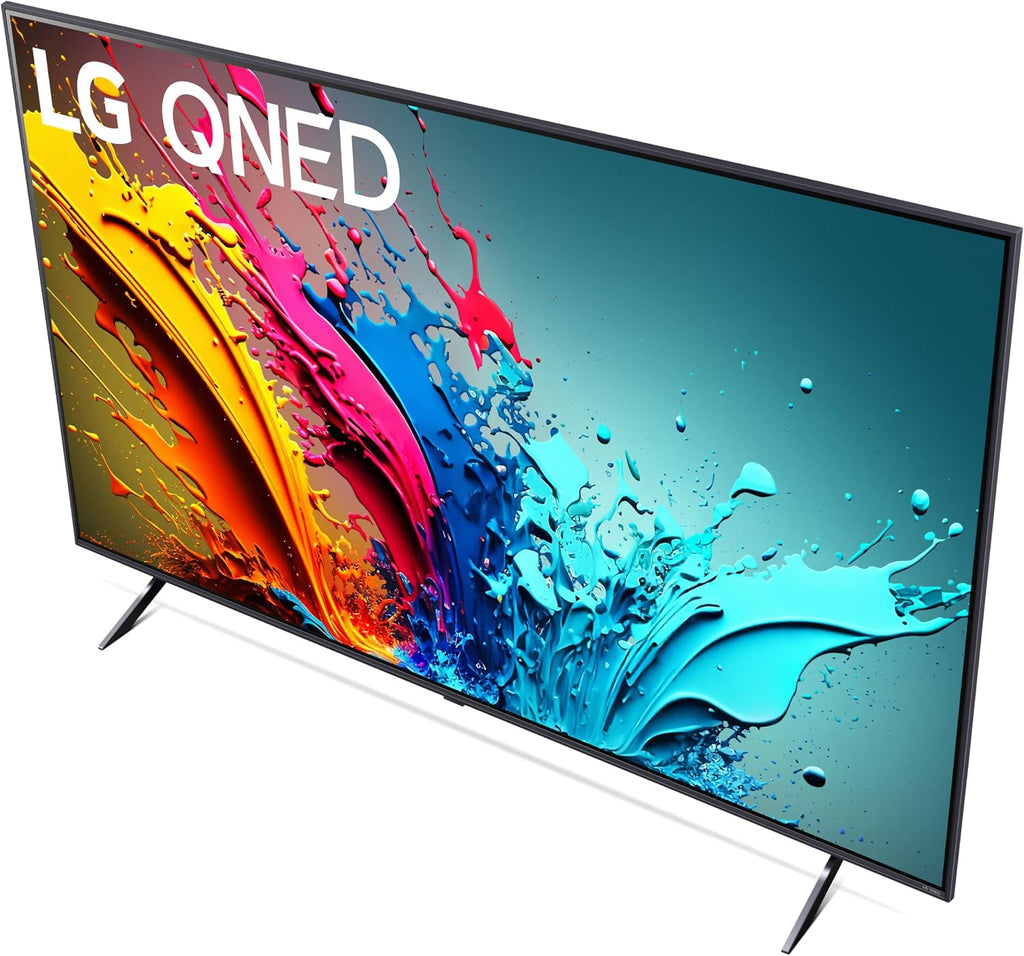 LG 86-Inch Class QNED85T Series LED Smart TV 4K Processor Flat Screen with Magic Remote AI-Powered with Alexa Built-in (86QNED85TUA, 2024) (Renewed)