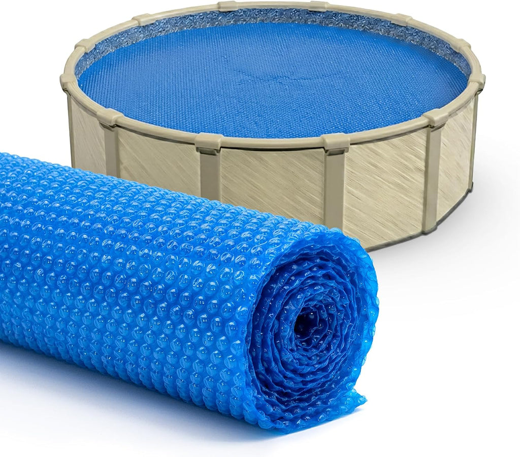 Sun2Solar Blue 30 ft Round Solar Cover | 8 Mil | Heat Retaining Blanket for Above Ground & Inground Swimming Pools | Sun's Energy Heats Pool | Bubble Heating Blankets | 800 Series