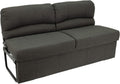 RecPro Charles RV 62' Jackknife Sofa | Love Seat | Sleeper Sofa | RV Furniture | RV Couches | Cloth (Fossil)