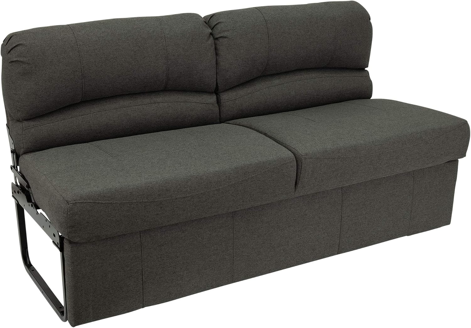 RecPro Charles RV 62' Jackknife Sofa | Love Seat | Sleeper Sofa | RV Furniture | RV Couches | Cloth (Fossil)