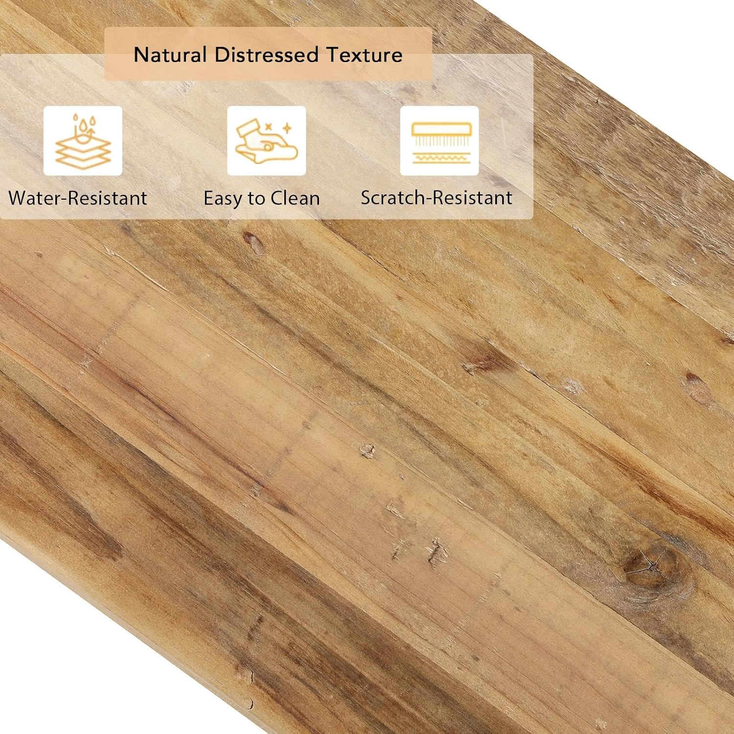 HOKYHOKY Reclaimed Solid Wood Console Table, 59' Long Farmhouse Entryway Table, Rectangular Couch Tables Behind Sofa, Accent Tables for Hallway, Entrance, Foyer, Living Room