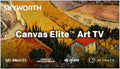Skyworth 86-inch Canvas Elite™ Art TV QD-Mini LED, 4K UHD, Google TV, 144Hz Refresh Rate, 2000 Nit Brightness, OmniView Matte Screen™