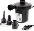 Etekcity Air Pump for Inflatables, Portable Electric Air Mattress Pump, Quick-Fill Perfect Inflator/Deflator for Couch, Blow up Pool Floats Raft Bed Boat Toy with Nozzles, 110-120V, Black