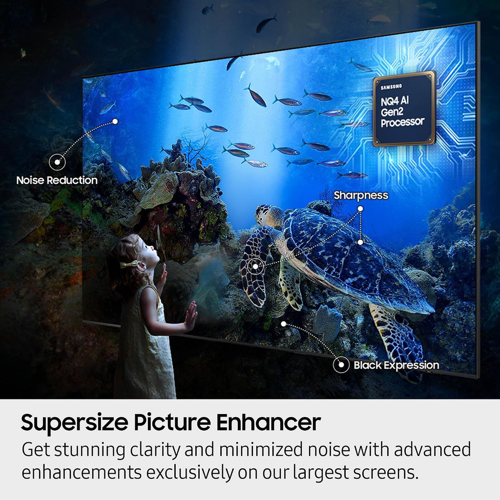 Samsung QN100QN80FFXZA 100 Inch Neo QLED QN80F Series Supreme UHD 4K TV with 2 Year Amber Protection Plan (2025)