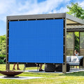 Artpuch Outdoor Pergola Shade Cover 14x20 FT Sun Shade Cloth with Grommets Blue Commercial Grade Patio Privacy Screen Shade Canopy (Customized Available) GN02