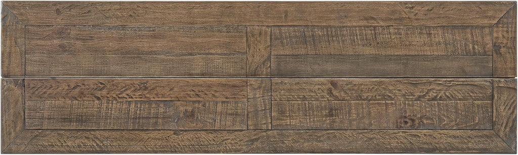 Martin Svensson Home Napa Sofa Console Table, Modular Flip Top Dining or Accent, Solid Natural Wood