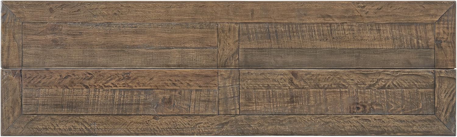 Martin Svensson Home Napa Sofa Console Table, Modular Flip Top Dining or Accent, Solid Natural Wood