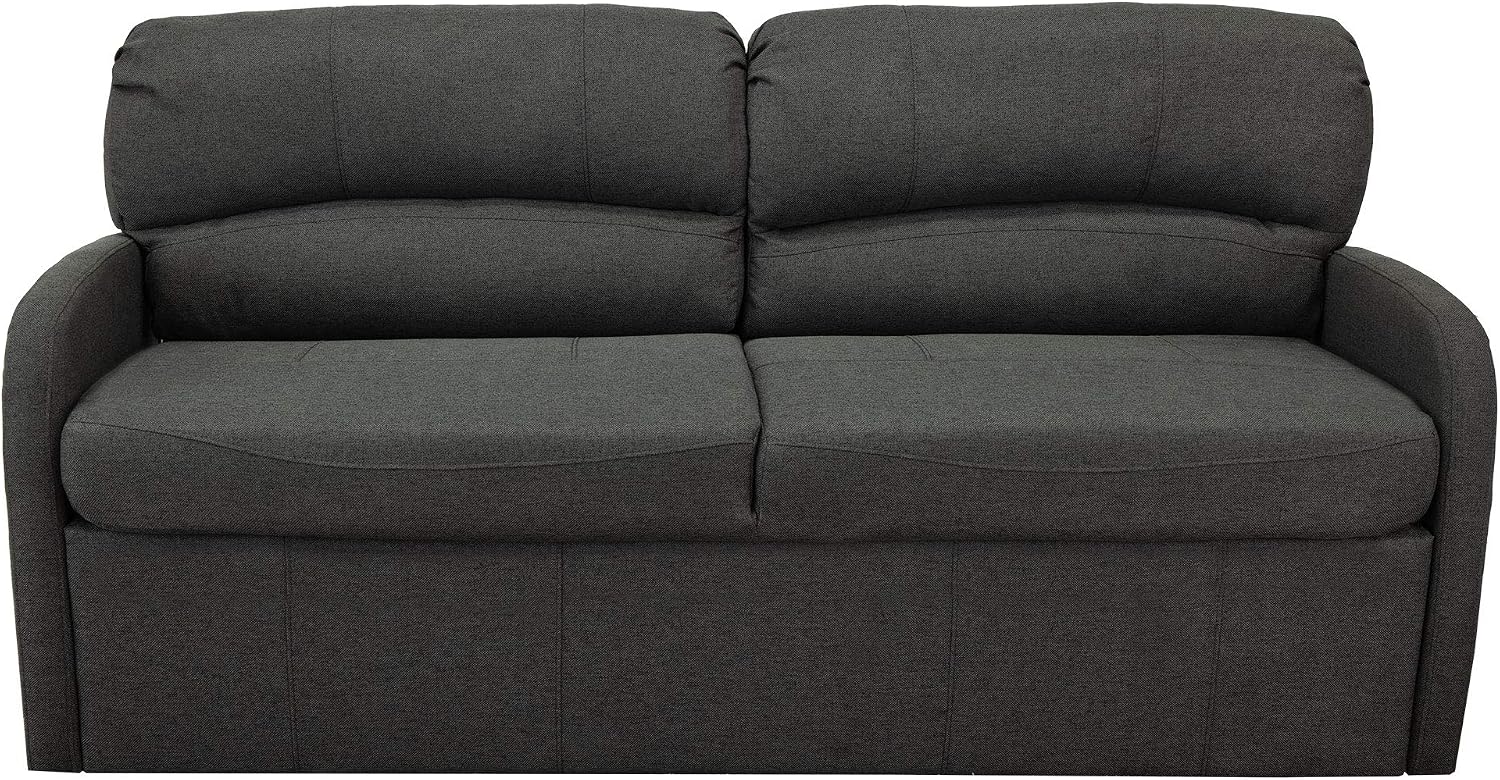 RecPro 70' RV Jack Knife Sofa w/Arms | RV Sleeper Sofa | RV Couch | RV Living Room (Slideout) | Camper Furniture (Fossil)