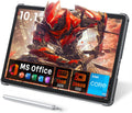 2-in-1 Tablet Win 11-10.1' Touchscreen PC, m3 8100Y up to 3.4GHz, 12GB RAM 256GB SSD, with Stylus & Case for Home, Business, Students, Digital Sketching