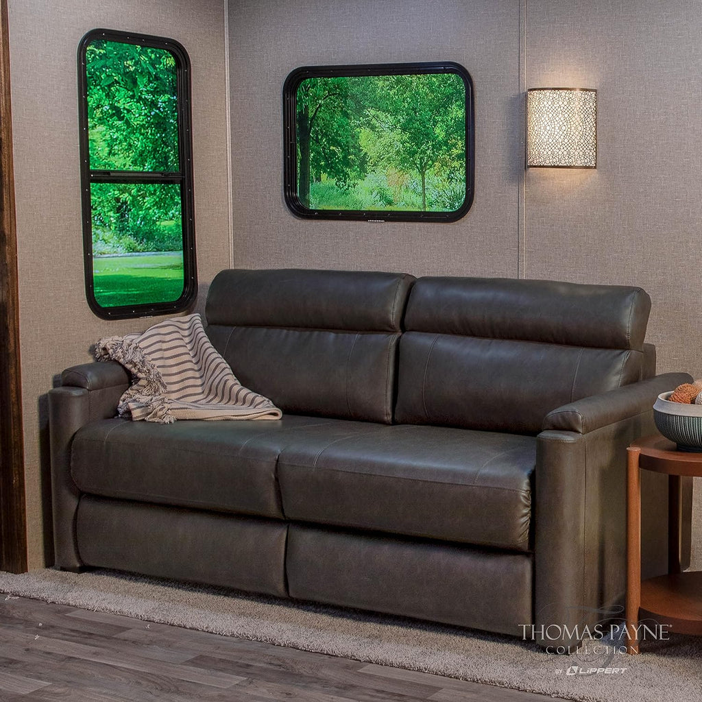 Thomas Payne 72' Millbrae RV Tri-Fold Sofa with PolyHyde Fabric, Couch-to-Bed Conversion, Removeable Back, Easy Installation for Travel Trailers, 5th Wheels and Motorhomes - 2020128894
