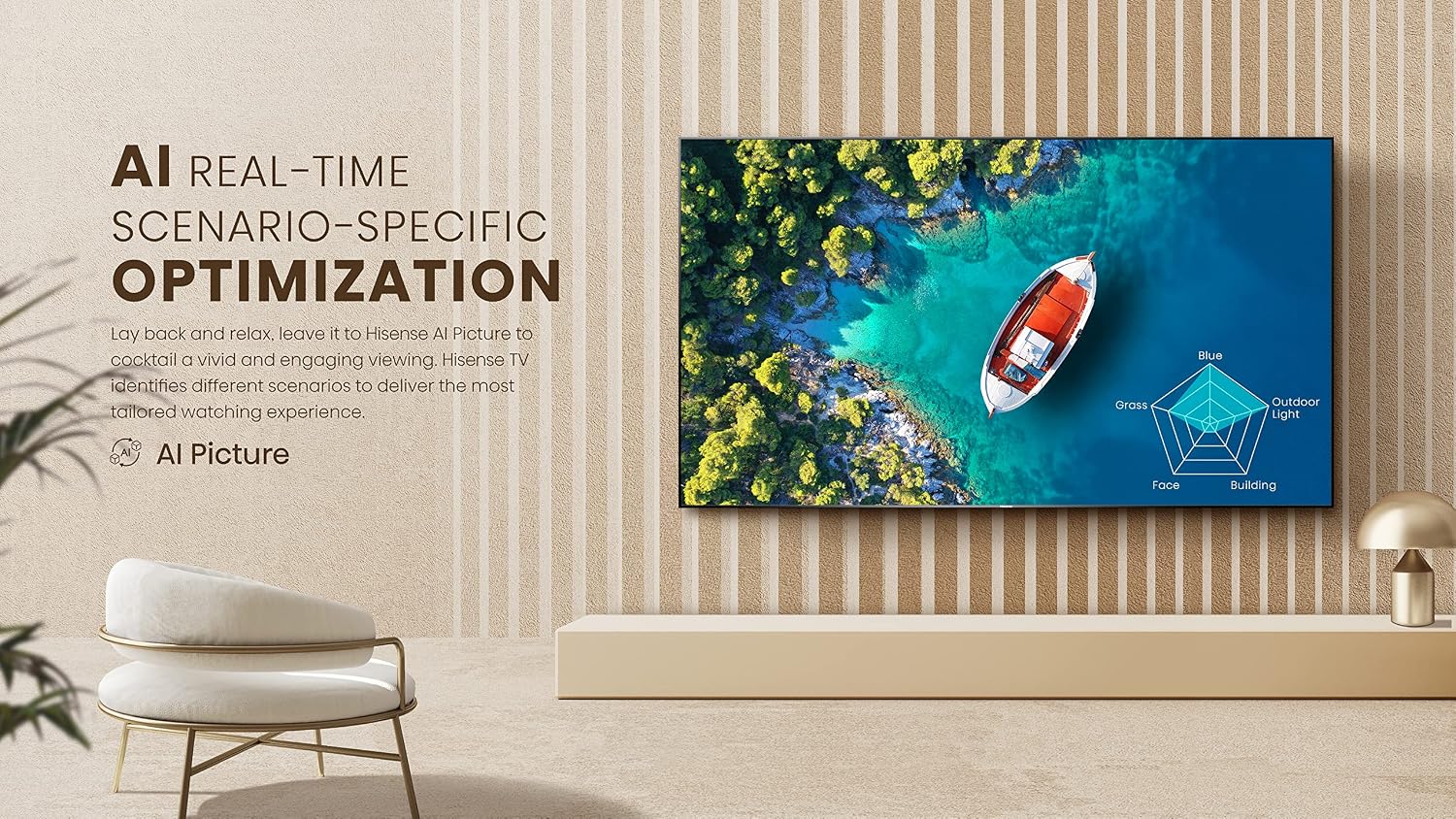 Hisense ULED 4K Premium 65U6H Quantum Dot QLED Series 65-Inch Smart Google TV, Dolby Vision Atmos, Voice Remote, Compatible with Alexa (2022 Model) Black