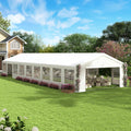 20' x 60' Party Tent Heavy Duty, Wedding Tent with Removable Sidewalls, Outdoor Gazebo Event Shelters Canopy for Birthday Party