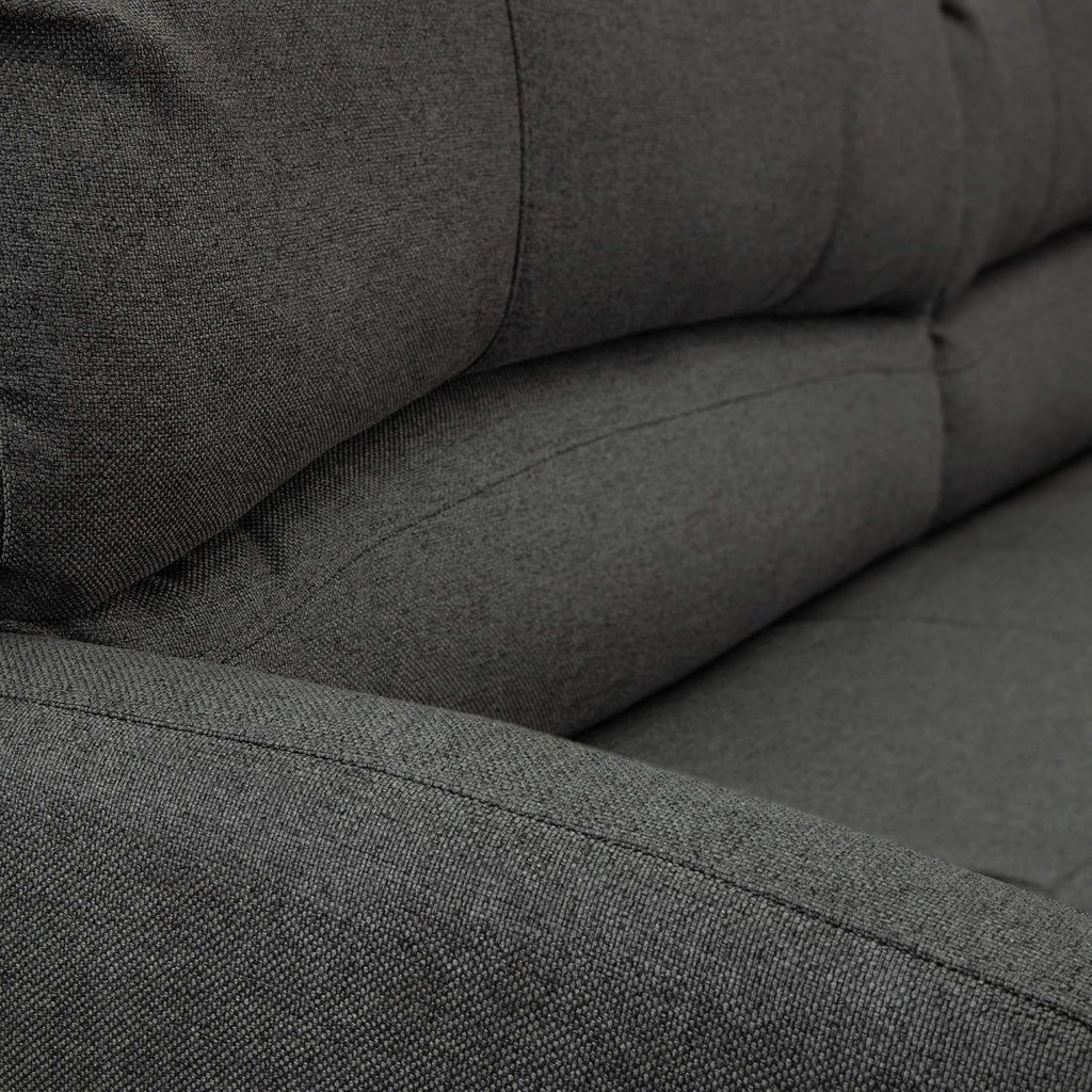 RecPro 70' RV Jack Knife Sofa w/Arms | RV Sleeper Sofa | RV Couch | RV Living Room (Slideout) | Camper Furniture (Fossil)
