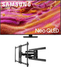 Samsung QN65QN90FAFXZA 65 Inch Neo QLED 4K QN90F Vision AI Smart TV with a Kanto PMX700 Pro Series Full Motion Dual Stud Mount (2025)