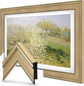 Champagne 43' Premiere Deco TV Frame - Compatible ONLY with Samsung The Frame TVs (Fits 2021-2026, LS03A, LS03B, LS03C, LS03D, LS03FA)