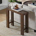 Alaterre Furniture Classic Solid Wood Console Table - 36 Inch Modern Farmhouse Small Entryway Table - Easy Assembly Living Room Furniture for Behind The Couch, Entryway, or Hallway (Brown)