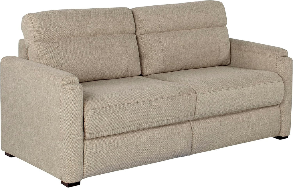 Thomas Payne 72' Norlina RV Tri-Fold Sofa with Woven Fabric, Couch-to-Bed Conversion, Removeable Back, Easy Installation for Travel Trailers, 5th Wheels and Motorhomes - 2020128896