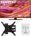 Samsung QN43QN90FAFXZA 43 Inch Neo QLED 4K QN90F Vision AI Smart TV with a Walts Medium Full Motion Mount and Amber Protection 3-Outlet-Surge Surge Protector (2025)