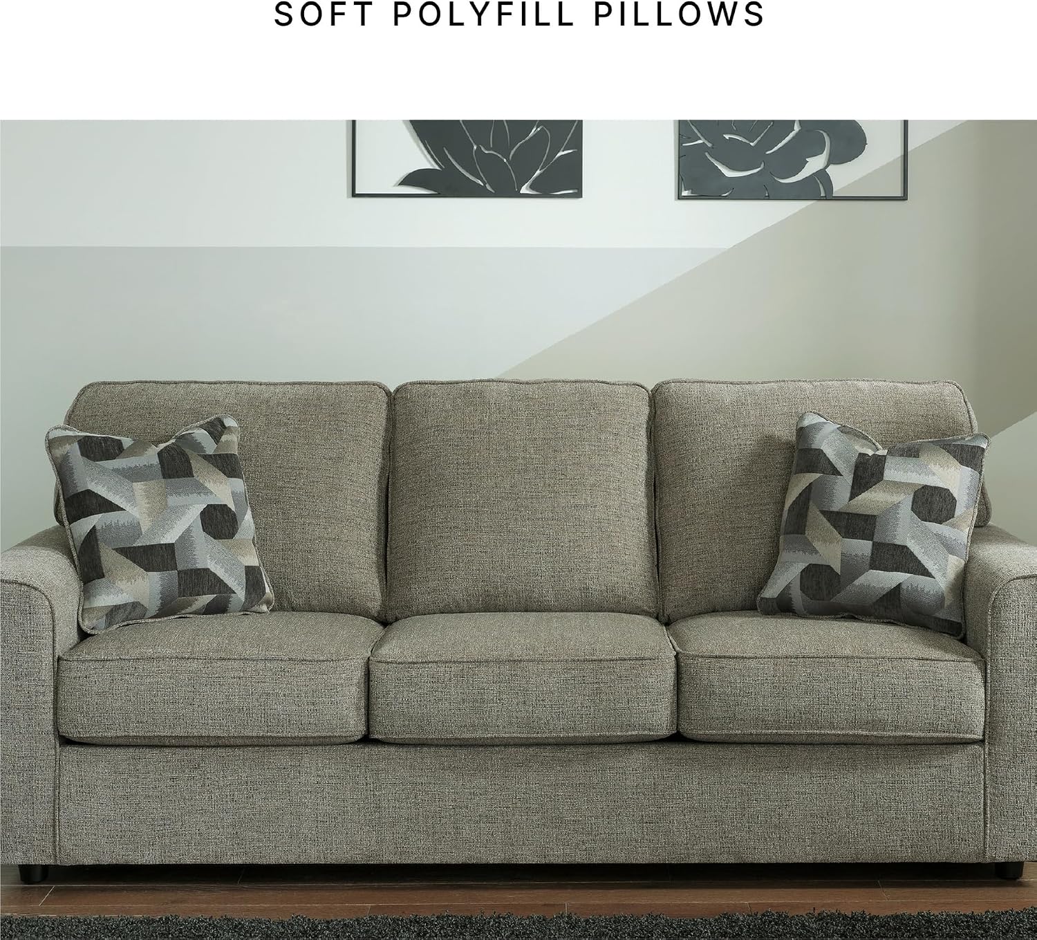 Signature Design by Ashley Cascilla Casual Sofa, Light Gray